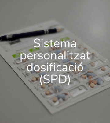 Sistema personalitzat dosificació (SPD) maresme
